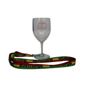 Wijnglas met keycord